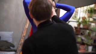 if superman were a buff lady, it. would be like this