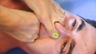 Bikini Blonde Wrestles Steve