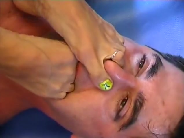 Bikini Blonde Wrestles Steve