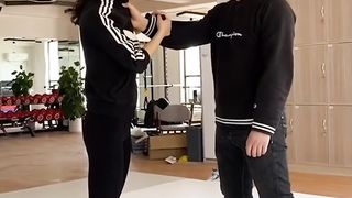 Asian self defense martial arts throw