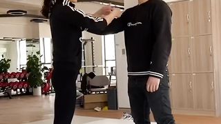 Asian self defense martial arts throw