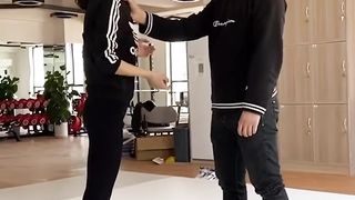 Asian self defense martial arts throw