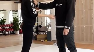 Asian self defense martial arts throw