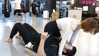 Jiu Jitsu lesson - mixed fighting