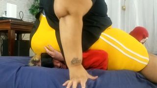 ssbbw face squashing