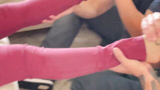 Goddess kiffa and her friends whith her slaves