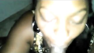 Married Slut sucking dick in the bathroom