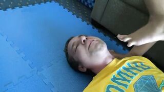 TeenGoddessFootGagsandScissors