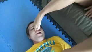 TeenGoddessFootGagsandScissors