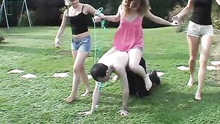 three women retaliate