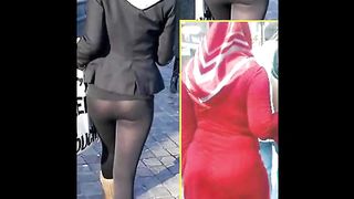 Turkish-Arabic-Asian hijap mix photo 11