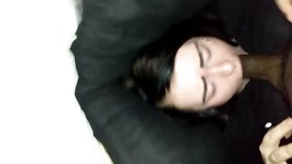 Fucking her throat till i cum