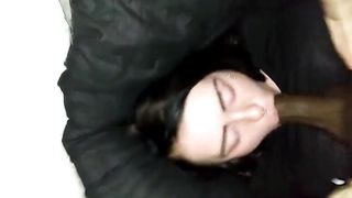 Fucking her throat till i cum