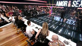 Mariana Santos trampling in tv