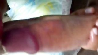 Cute girl Blowjob a thick huge cock