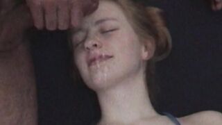 Natascha mouth fuck and facial