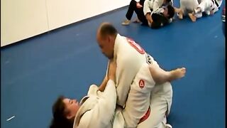 Tiny Wife Grapples Husband