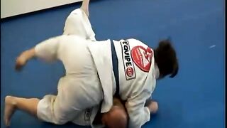 Tiny Wife Grapples Husband