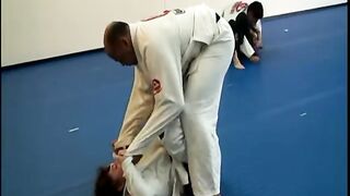 Tiny Wife Grapples Husband