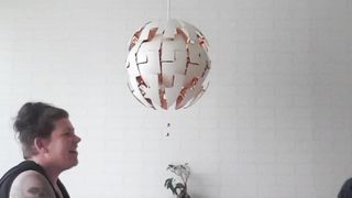 Husband vs wife armwrestling