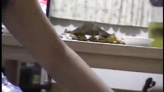 Japanese Asian Girl Uncensored Fucks Her Man Home