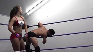 Pro femdom wrestling