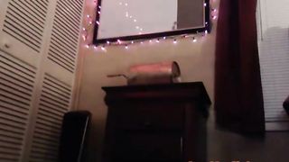 Hot Babe Masturbating her Tight Unshaved Pussy