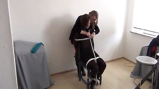 She ties him to a chair part 1: 31