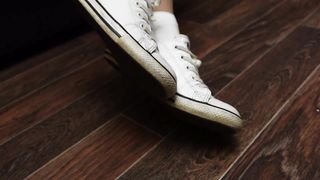 Mistress show shoes and dirty stinky socks feet soles and pantyhose tights