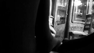 Me in pantyhose teasing my friend with foot fetish