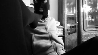 Me in pantyhose teasing my friend with foot fetish