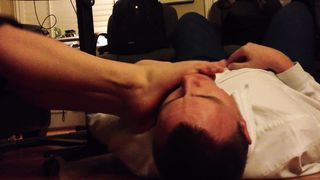 Cleaning ballet flats and feet as she ignores me and plays Minecraft part 2