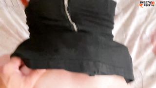 Футджоб Крупным Планом от Милашки в Колготках - Жесткий Секс