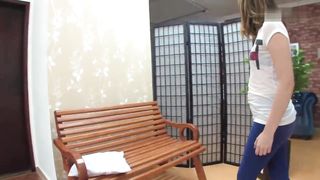 Fitness Girl Ass Licking