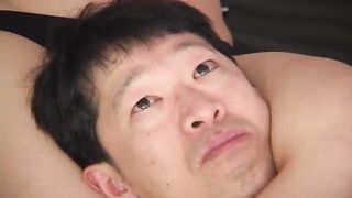 Japanese girl headscissor choke out