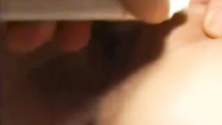 Japanese young cute girl shows pussy