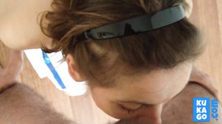 deepthroat with nice tongue work 2