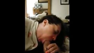 Mom gives Dad a morning Blowjob on Periscope