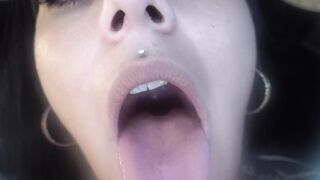 French girls spit 01 pov