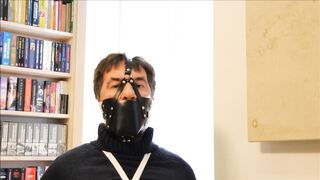 She ties him up and gags him many times 46