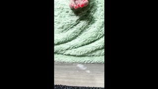 Place you face here I'll spit on it Lick my feet worm