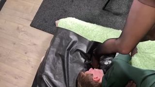 Princess Spitting Sock Fetish Foot Domination