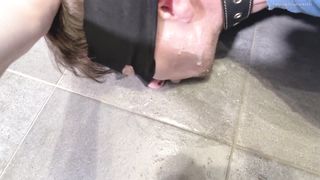 You 're Loser lick my boots and lick my snot off the floor