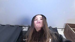 31r Princess Rebecca I love to spit in your face) Kneel down in front of me