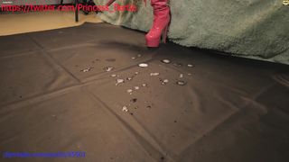 Nice After finishing her cigarette she leaves, knowing you will lick her spit from the floor - will