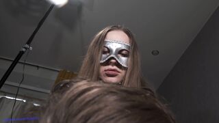 1-PARTY Pov Spitting I spit in your face and mouth loser hee hee hee ))