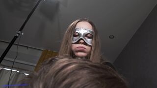 1-PARTY Pov Spitting I spit in your face and mouth loser hee hee hee ))