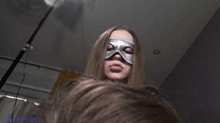 1-PARTY Pov Spitting I spit in your face and mouth loser hee hee hee ))