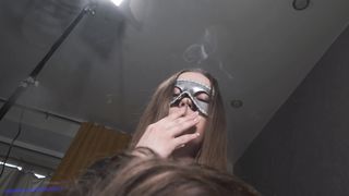 2-PARTY Pov Spitting I spit in your face and mouth loser hee hee hee ))