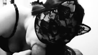 Good kitty sucks a big cock